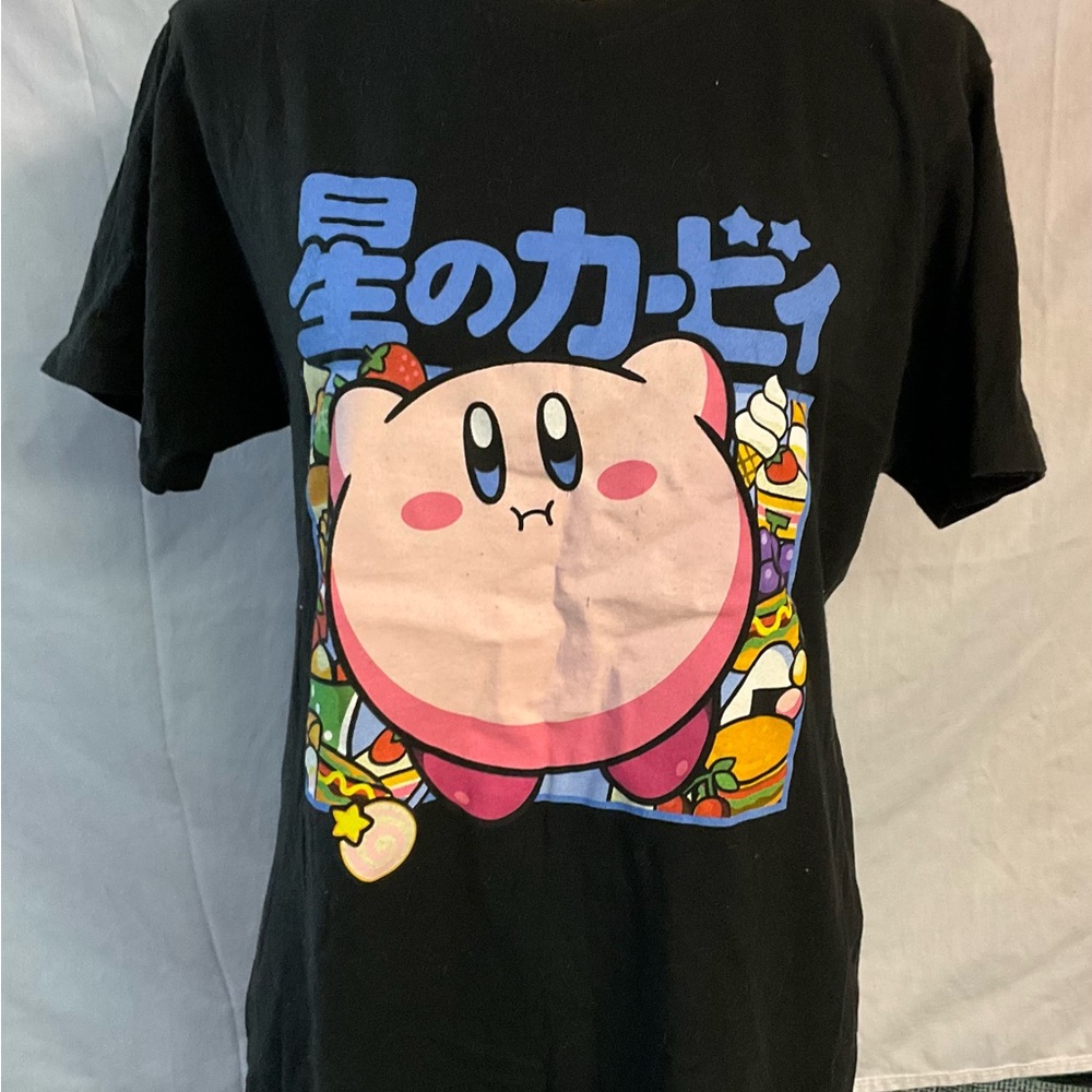 Nintendo Black Kirby Graphic Tee